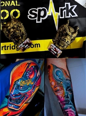 Художникът на SPARK @anfitriontattoo спечели двойна победа на Expo Tattoo Cul...