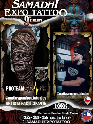 Чилийски артист @matiasgamboa.tatuajes се присъединява към звездата - Studded...