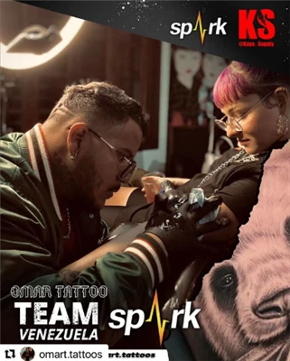 Spark Cartridges Спонсор на татуист