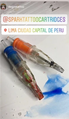 Dagas татуировка от перу винаги работи заедно с #sparkcartridges