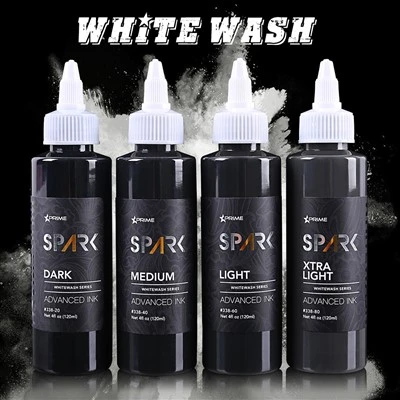 Spark Professional 4oz Organic Bright and Long - Мастило за татуировки за татуировки за татуиране за татуиране