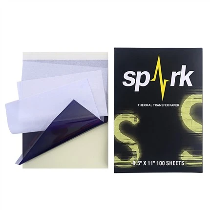 Нова пристигаща хартия за шаблони за татуировки Spark Tattoo Thermal Stencil Трансферна хартия Копирна хартия за машина за трансфер на татуировки