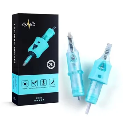 Spark Безопасен удобен 316 Размер от неръждаема стомана M1 Premium Sterile Tattoo Tattoo Cartridge Игла за татуиране на тялото на тялото