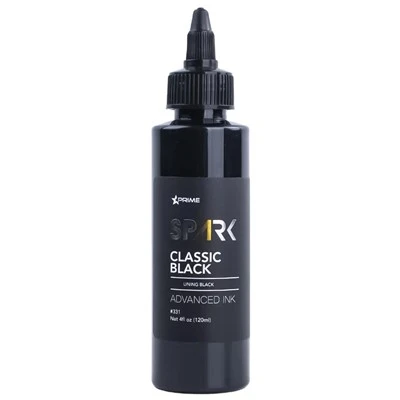 Spark висококачествена органична течна татуировка мастило Deep Black 3 Series Classic Black/Hole Black/Vanta Black за постоянно татуиране