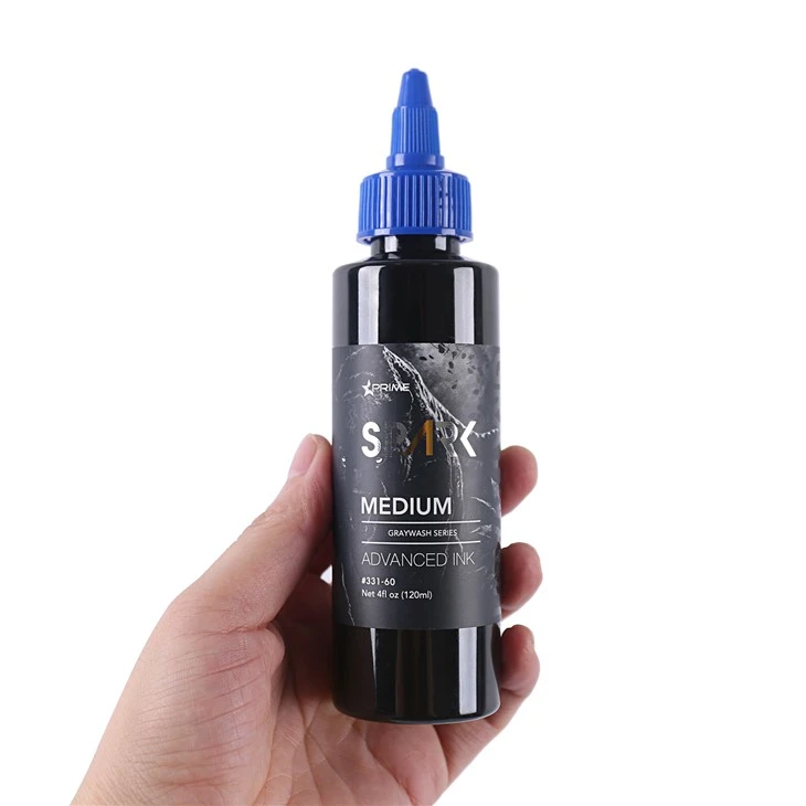Spark120ml Graywash Tattoo Ink Body Art Tattoo Kits Professional Makeup Tattoo Consusties