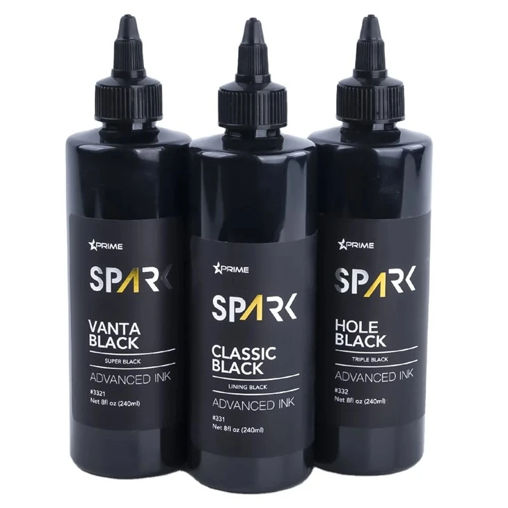 На едро 8oz 240ml Premium татуировка мастило Set Custom Black Organic Liquid висококачествена постоянна функция