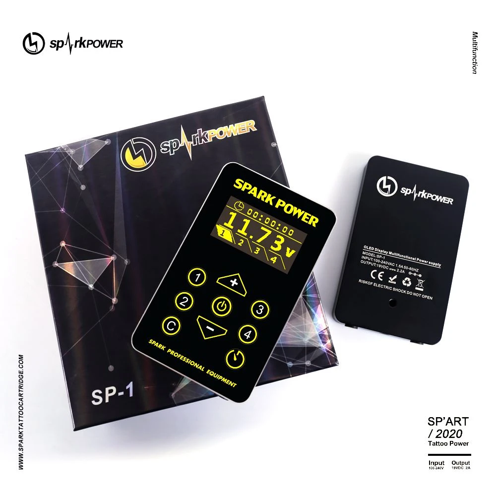 OLED сензорен екран Spark Tattoo Захранване 2.2A