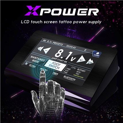Цифров LCD татуировка XPower доставка ротационна татуировка машина pen бобина машина XPower доставка татуировка