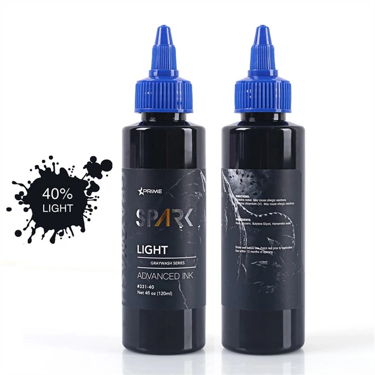 Комплект мастило за татуировки Grey Wash Spark Комплект професионално мастило за татуировки