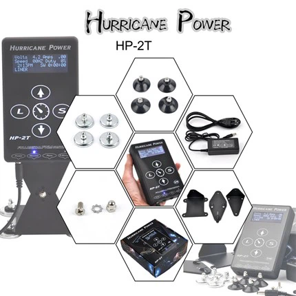 Power Tattoo Hurricane Hand Touch Tattoo захранване