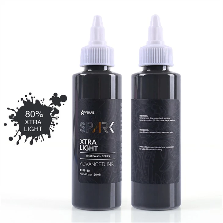 Tattoo Ink Spark Оригинален комплект мастило за татуировки Vegan White Wash Set Spark Tattoo Ink